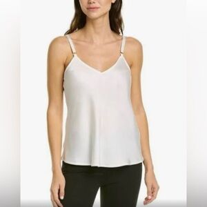 A.I.c. Axel Silk-blend Top In White sz2